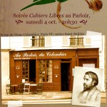 Les Cahiers Libres auront un an, le 4 octobre prochain !
