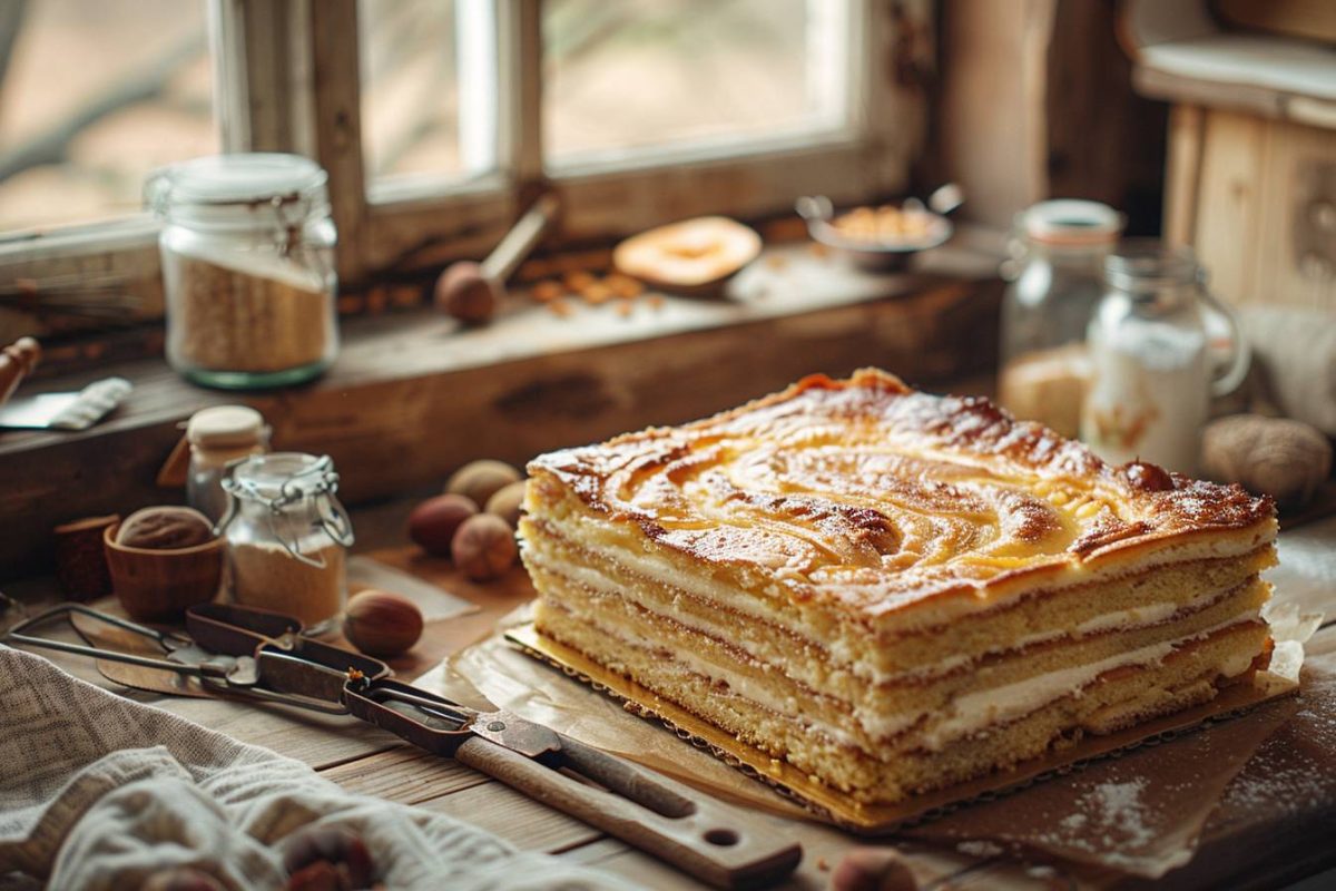 Redécouvrez ce classique de la pâtisserie : l'Ardéchois, un gâteau à la crème de marrons pour égayer vos après-midis